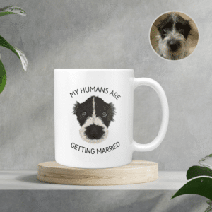 Custom Dog Getting Wedding Mug 2