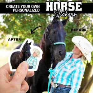 Custom Pet Horse Stickers 1