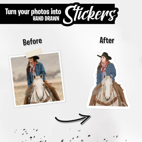 Custom Pet Horse Stickers 3